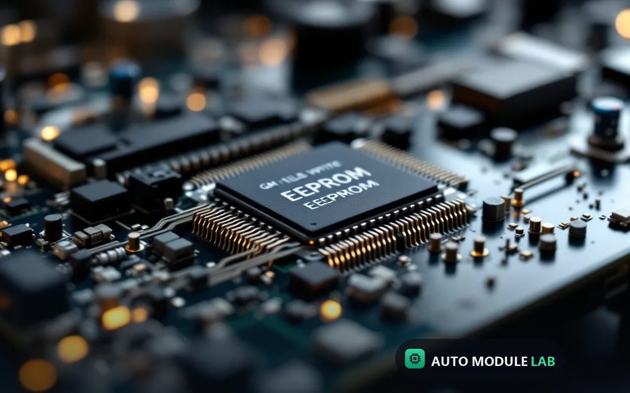GM cluster circuit board detail